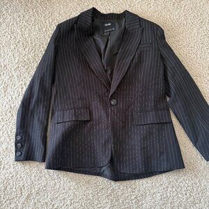 Pinstripe Blazer